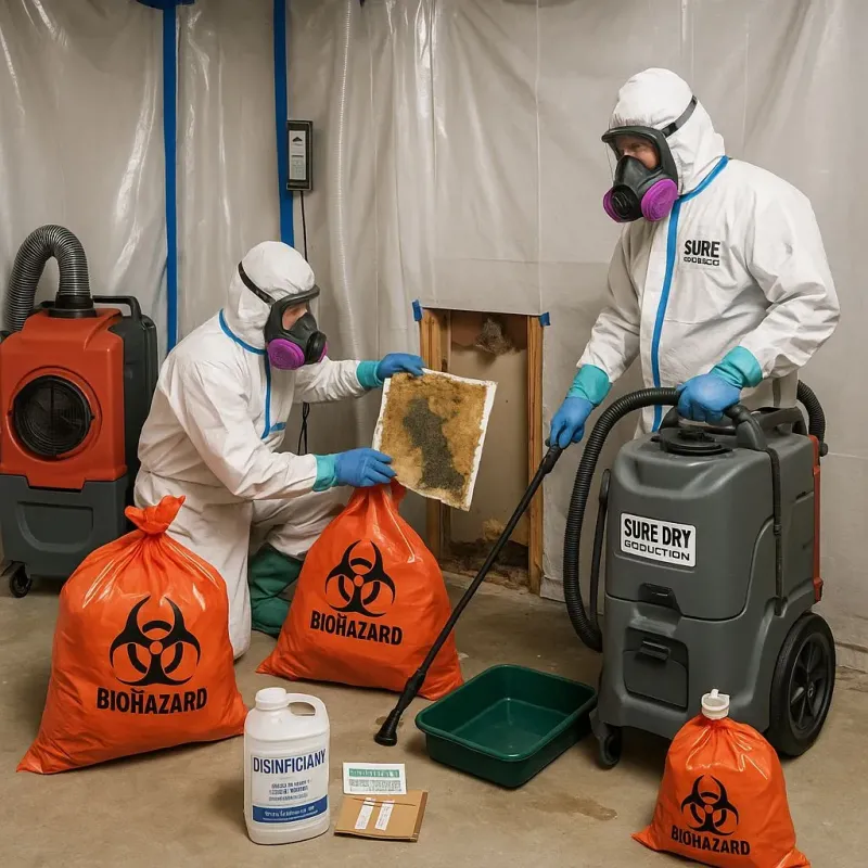 Contaminated Water Handling Protocols process in Center, CO
